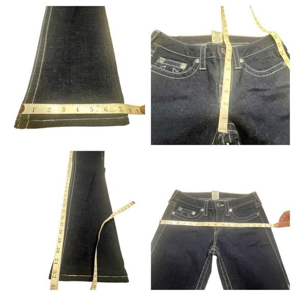 True Religion Johnny Low rise-Straight Jeans Sz 28 - Picture 6 of 6